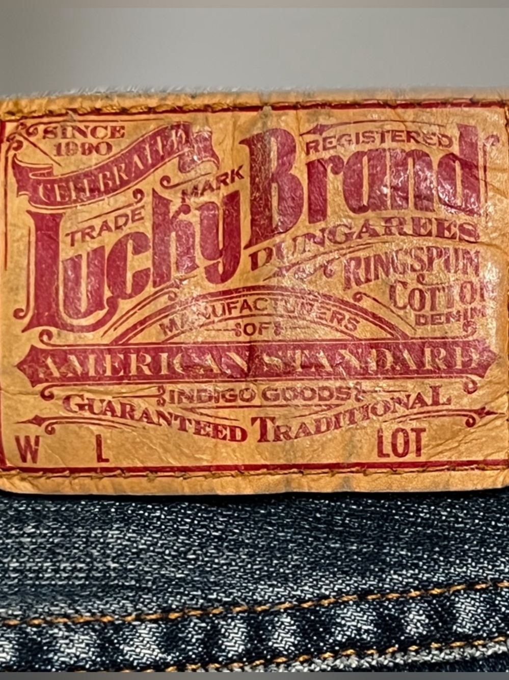 NWT Vintage Y2K Lucky Brand Easy Rider Boot Cut Jeans Made in USA Sz 31 - Picture 8 of 11